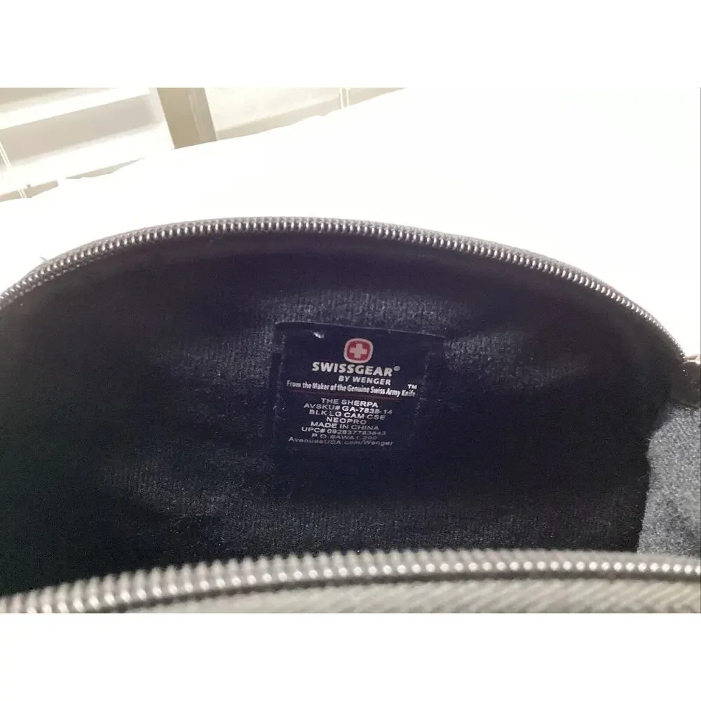 Swiss Gear Wenger The Sherpa Small Padded Camera Bag With Strap Black